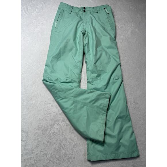 THE NORTH FACE HYVENT Women's Trousers Size XS Outdoor Snow Pants Green - Picture 1 of 8